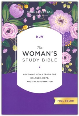 KJV, The Woman's Study Bible, Hardcover, Red Letter, Full-Color Edition, Comfort Print