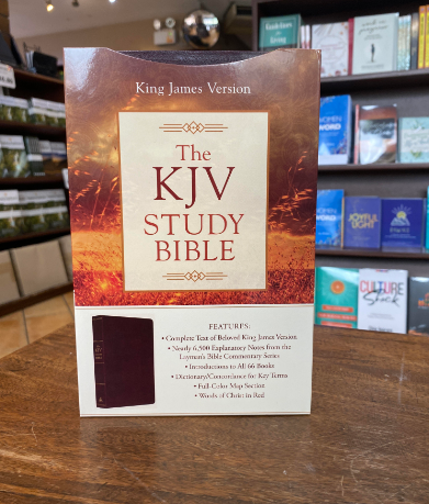 The KJV Study Bible Burgundy Bonded Leather