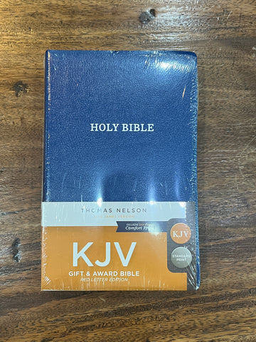 KJV Gift & Award Bible (Imitation Leather, Blue)