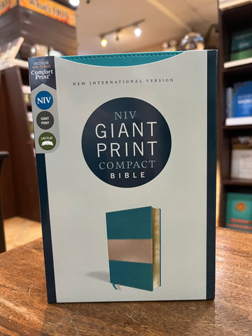 NIV Giant-Print Compact Bible Teal