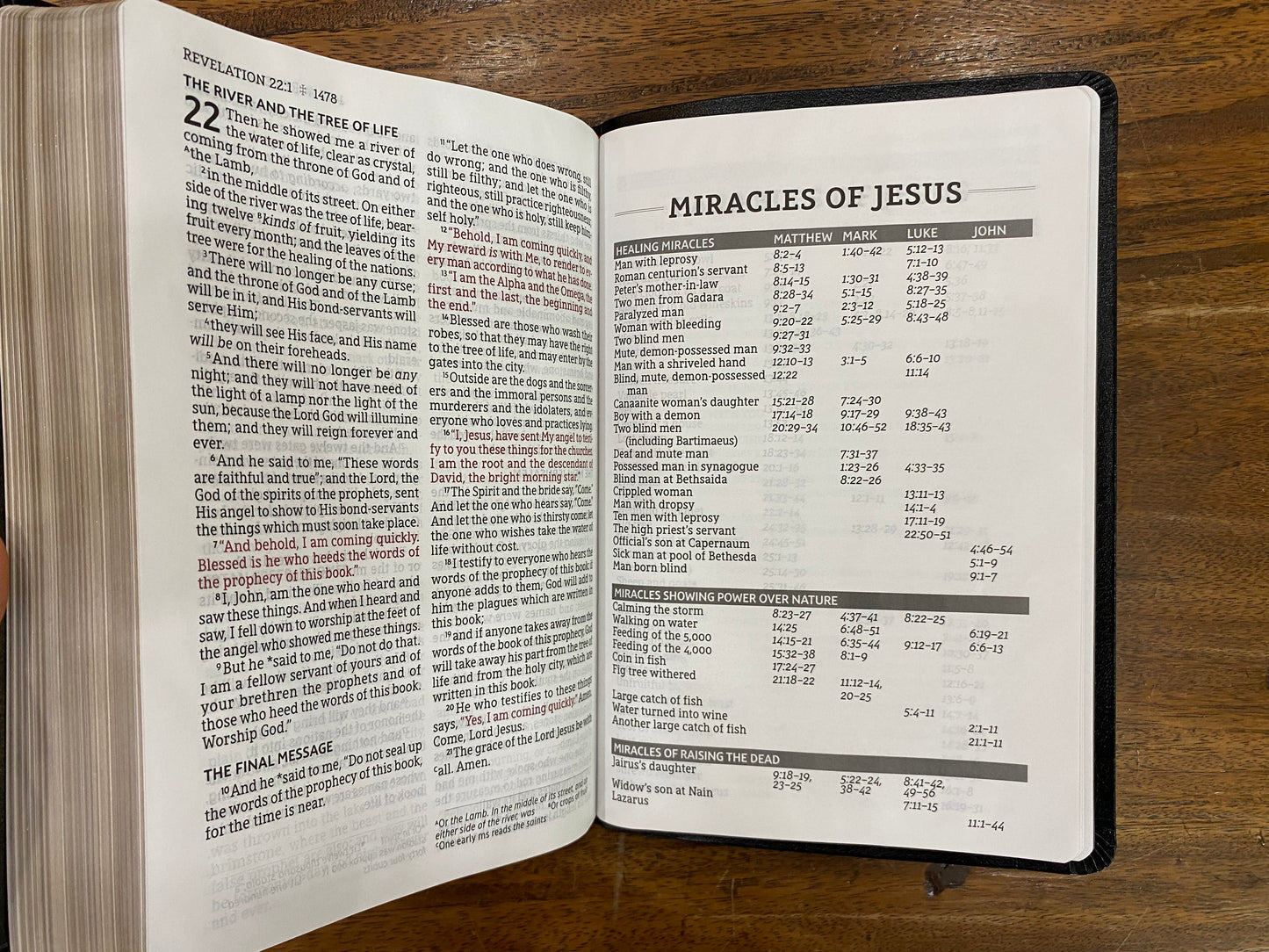 NASB Giant Print Thinline Bible Black