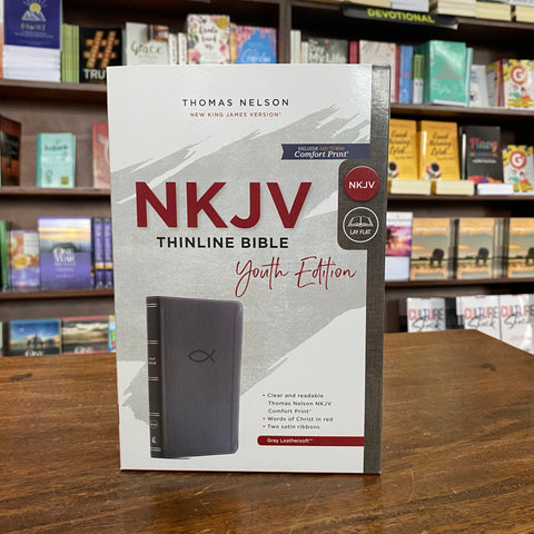 NKJV Thinline Bible Youth Edition Gray