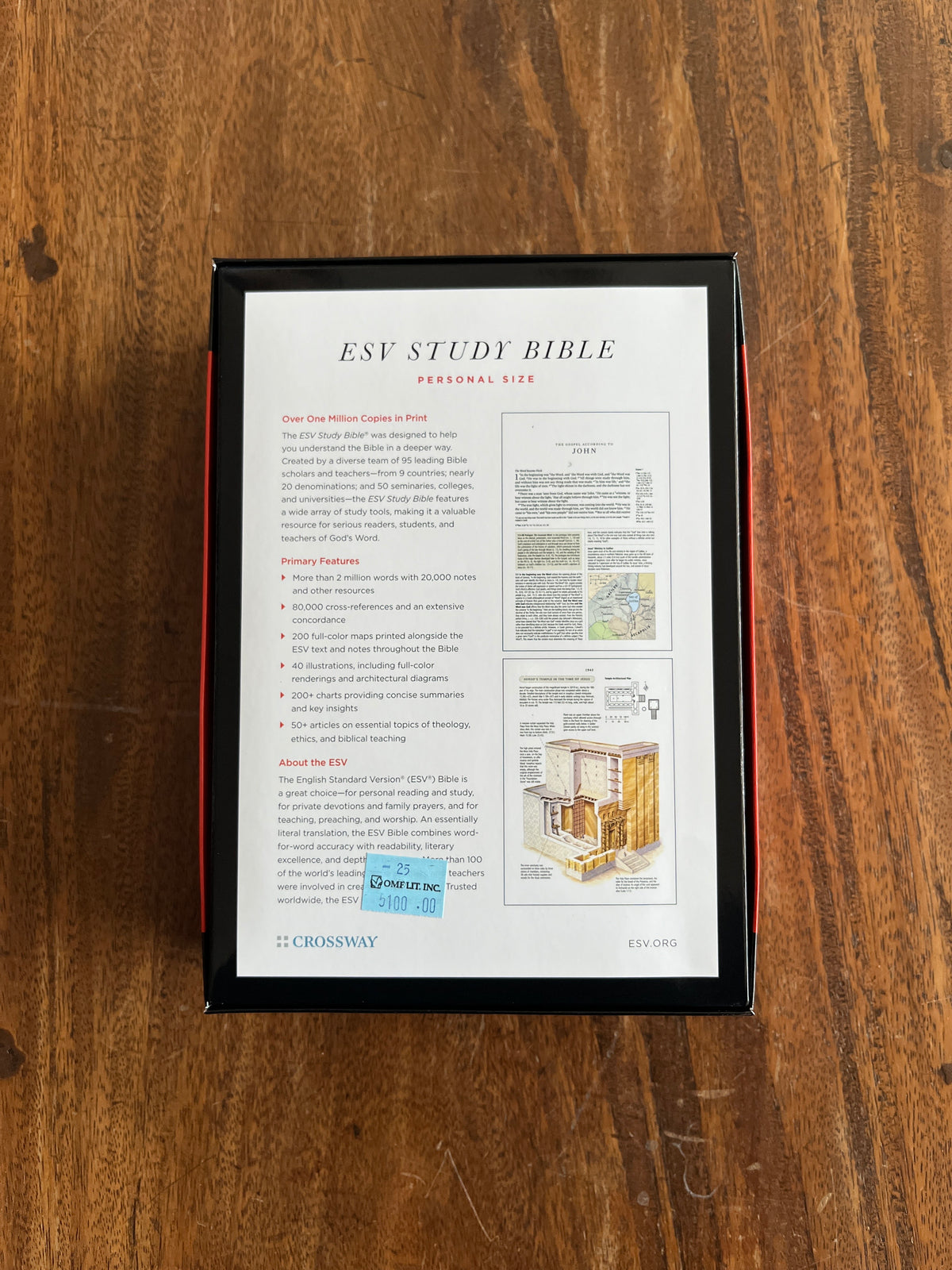 ESV Study Bible, Personal Size (Genuine Leather, Black)