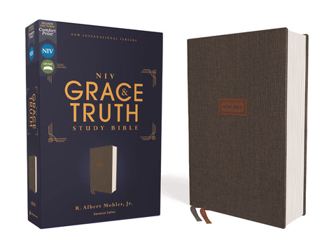 NIV The Grace and Truth Study Bible Gray (OM)