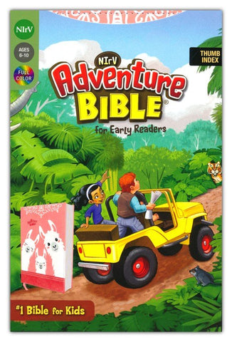 NIrV Adventure Bible for Early Readers, Leathersoft, Coral, Full Color, Thumb Indexed Tabs (OM)