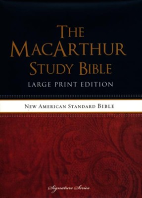 NASB MacArthur Study Bible Large Print Hardcover