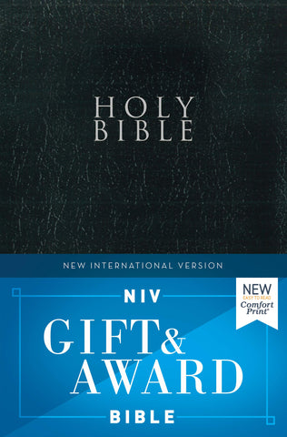 NIV Gift & Award Bible (Comfort Print, Leather-look, Black