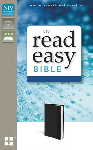 NIV Read Easy Bible (Large Print, Imitation Leather, Black)