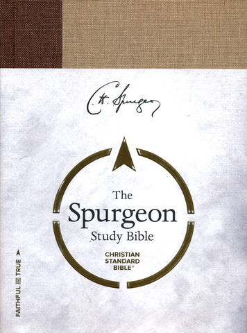 CSB Spurgeon Study Bible (Cloth Over Board, Brown/Tan)