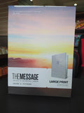 The Message Large Print Edition, Deluxe Lavender Linen Hardcover
