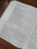 The Message Large Print Edition, Deluxe Lavender Linen Hardcover