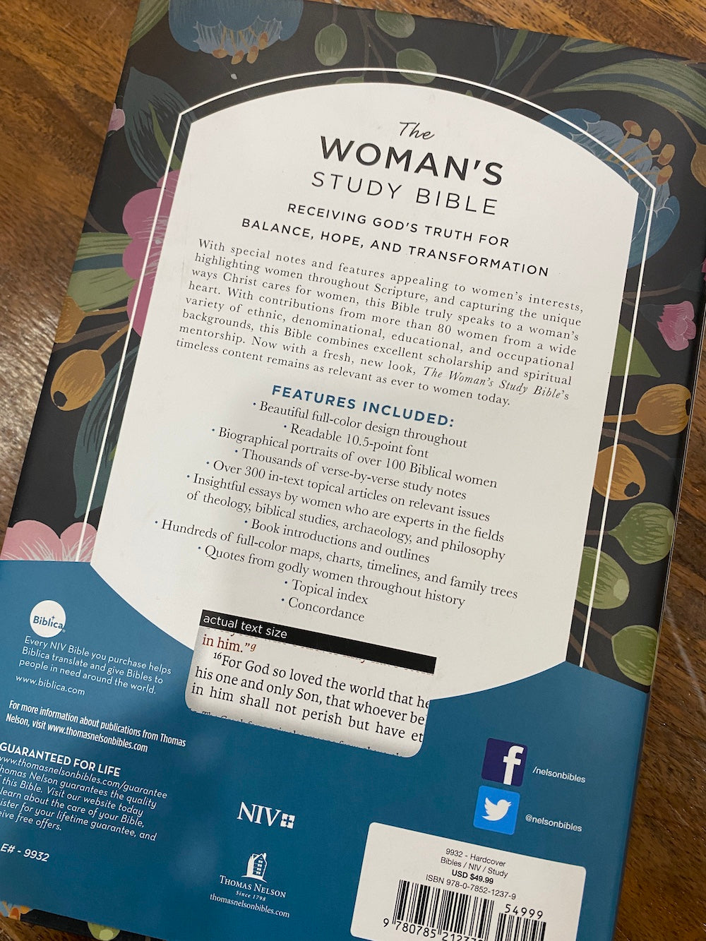 NIV The Woman's Study Bible, Hardcover, Full-Color
