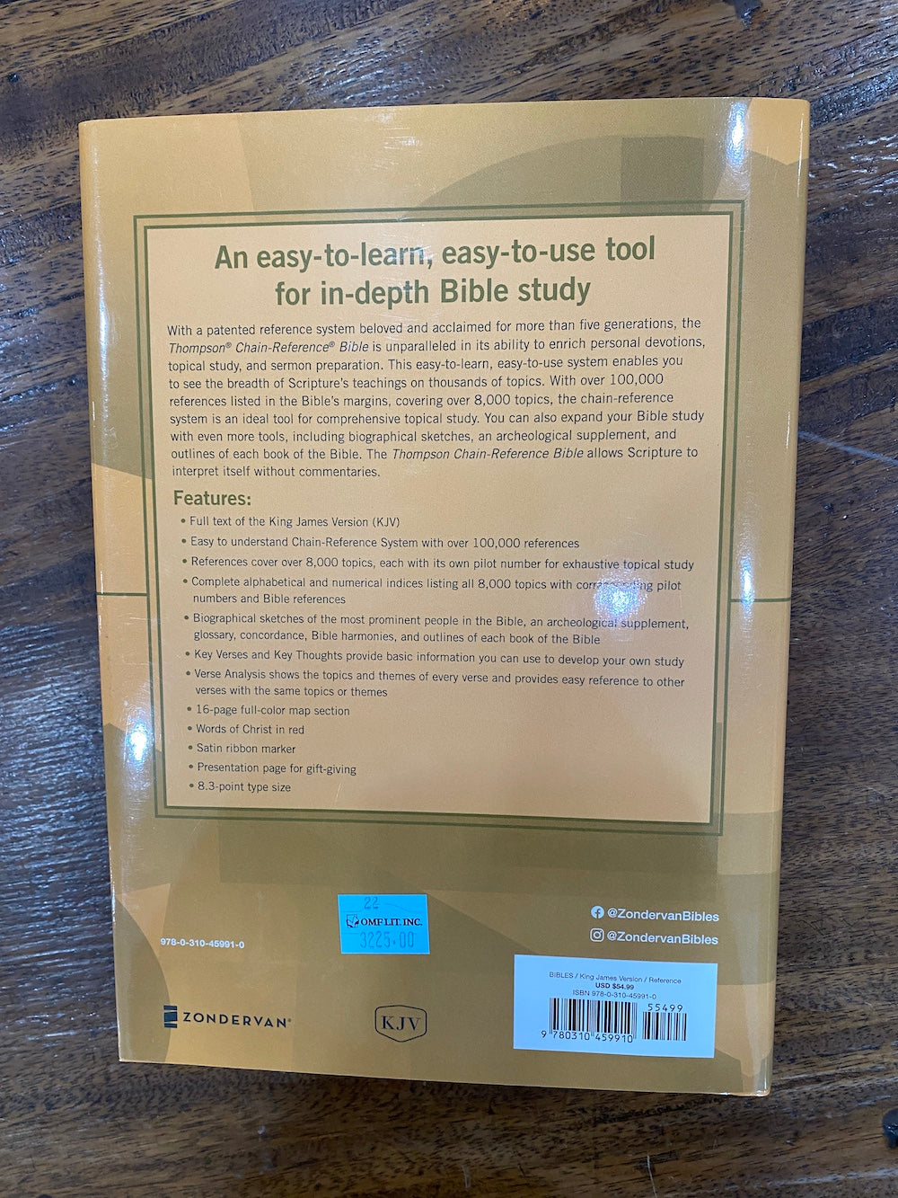 KJV Thompson Chain-Reference Bible, Hardcover