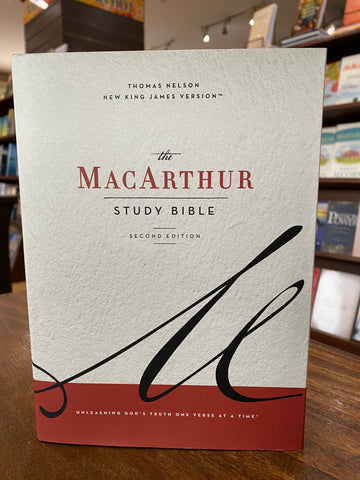 NKJV MacArthur Study Bible, Comfort Print--cloth over board, navy blue