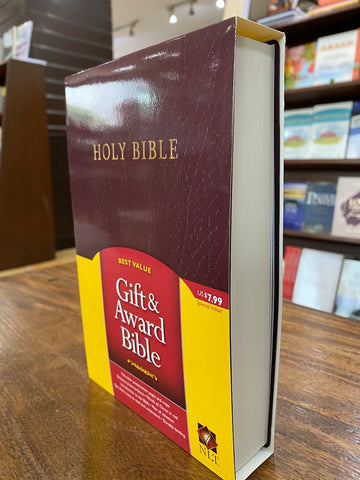 NLT Gift & Award Bible (Imitation Leather, Burgundy)