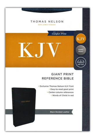KJV Comfort Print Reference Bible, Giant Print, Black