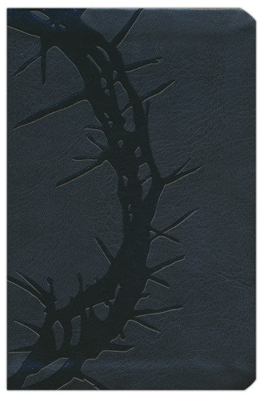 KJV Large Print Compact Reference Bible, Charcoal LeatherTouch