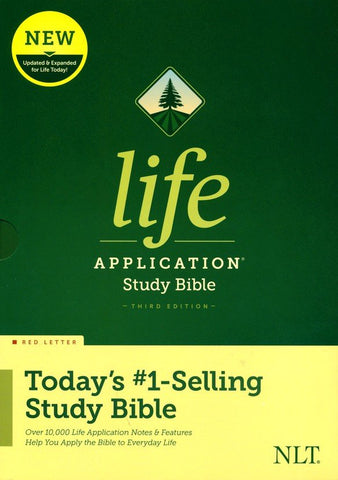 NLT Life Application Study Bible, Third Edition--hardcover, red letter