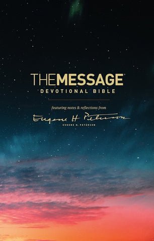 The Message Devotional Bible, Hardcover
