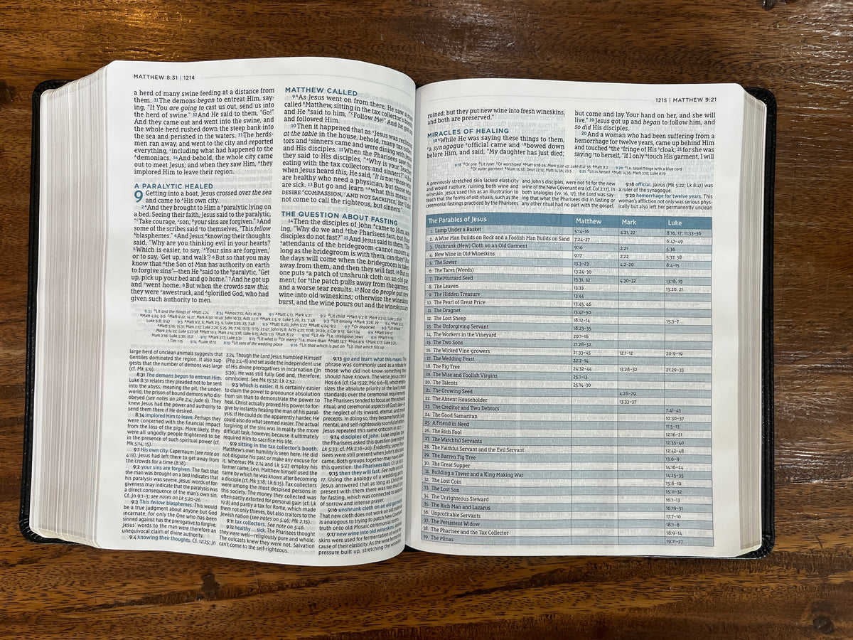 NASB, MacArthur Study Bible, 2nd Edition, Leathersoft, Black, Comfort Print