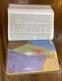 KJV Large-Print Study Bible--imitation leather brown/olive