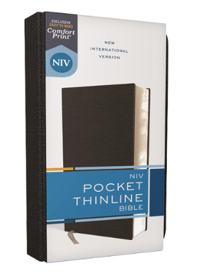 NIV POCKET THINLINE BL