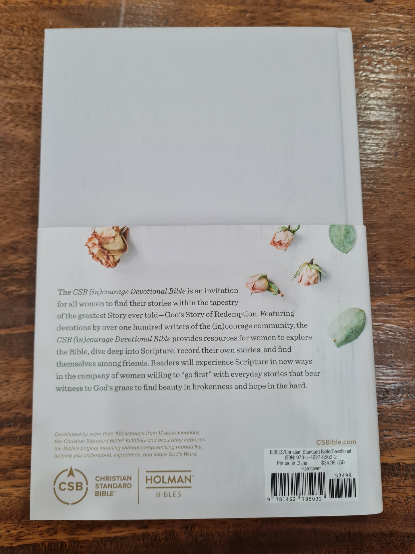 CSB (in)courage Devotional Bible Hardcover (OM)