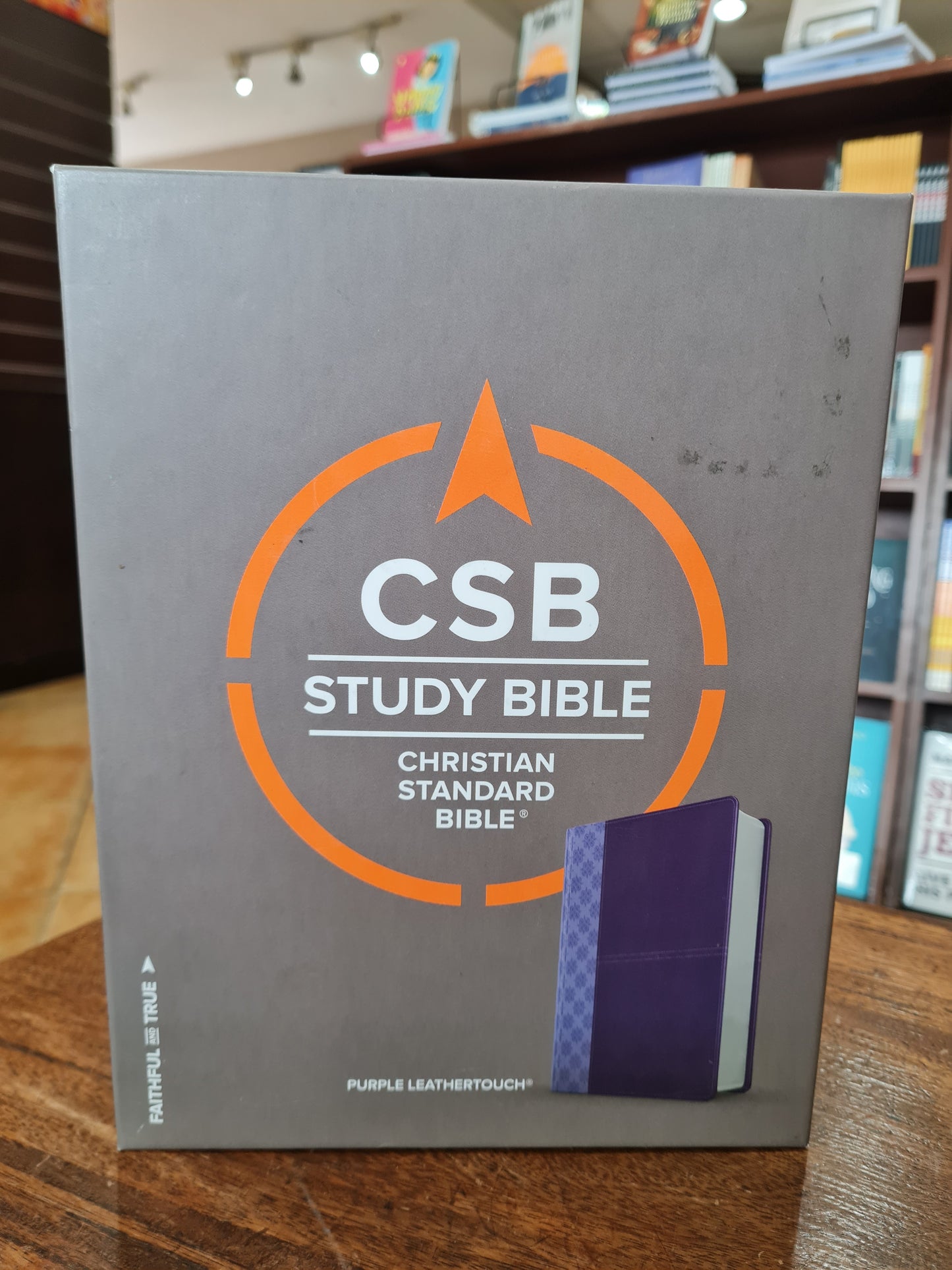 CSB Study Bible, Purple LeatherTouch (OM)