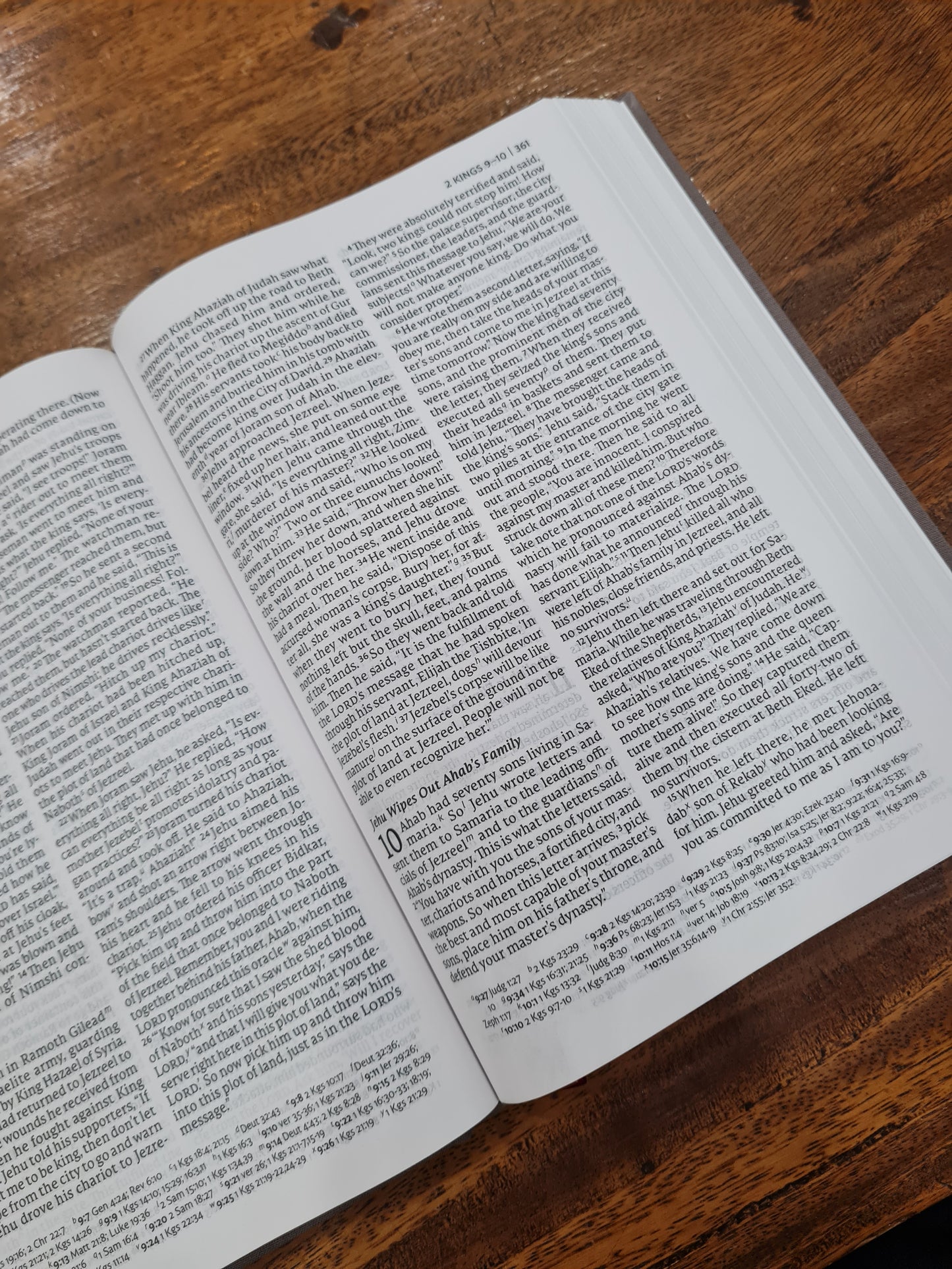 NET Bible Thinline Reference, Large Print Gray (OM)