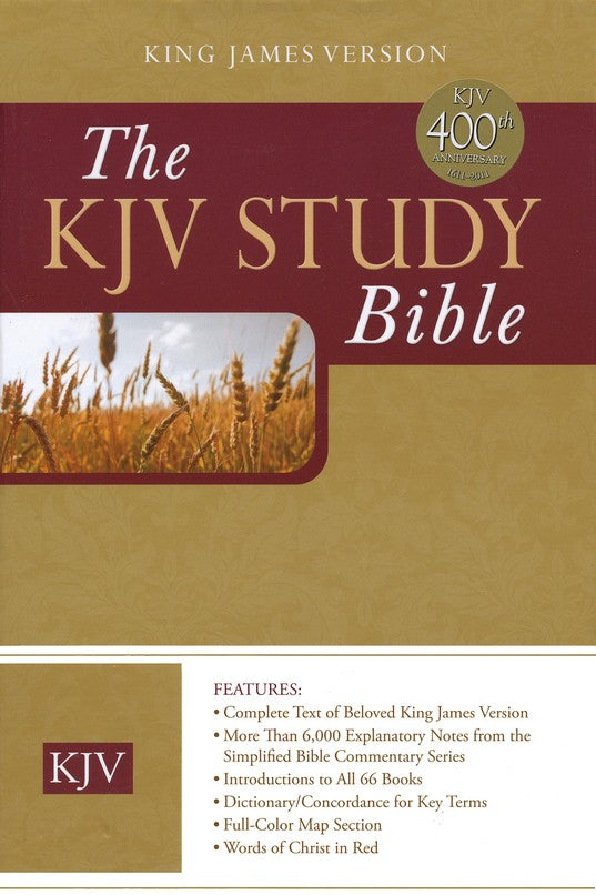 The KJV Study Bible Burgundy Bonded Leather