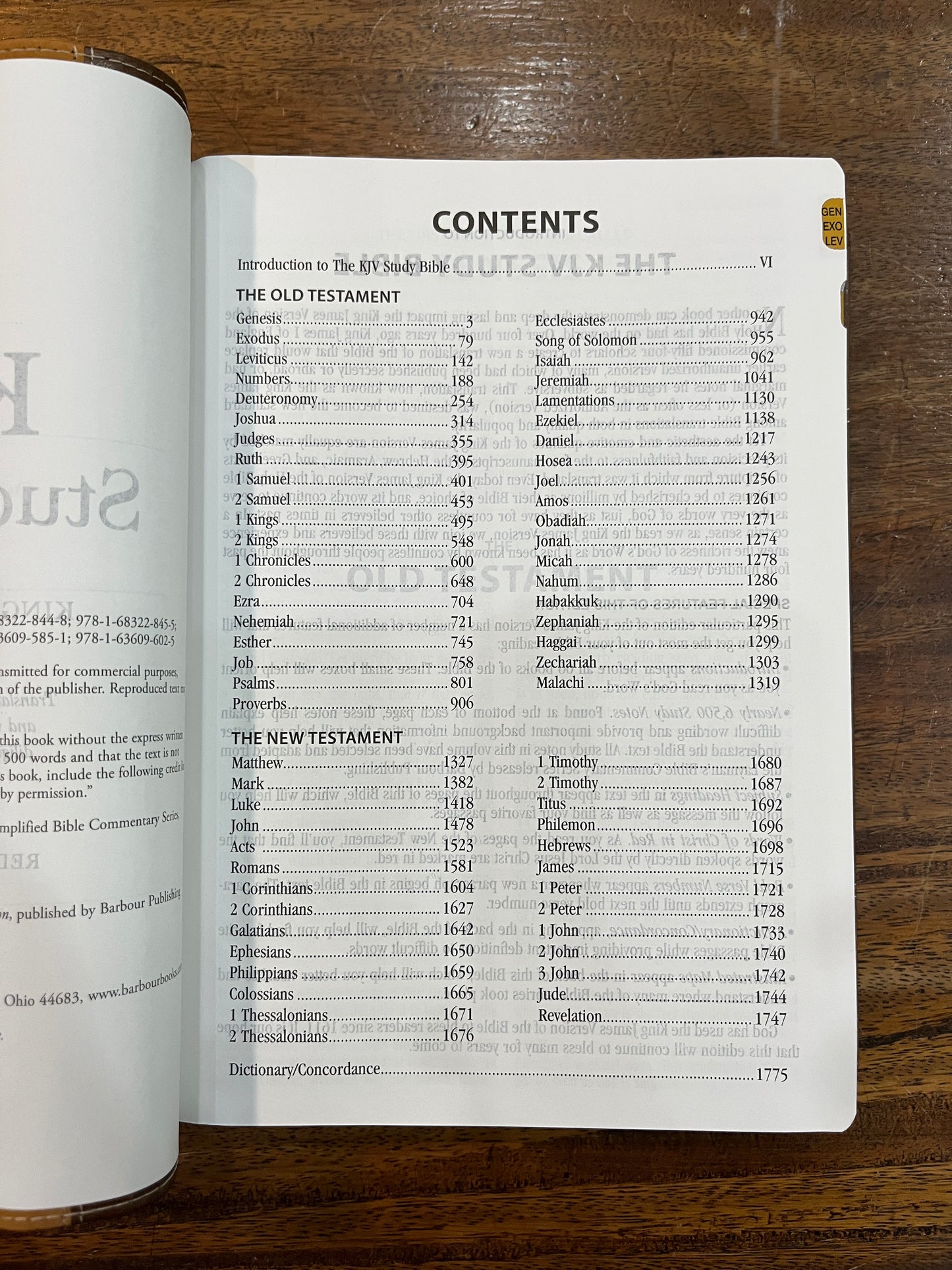 KJV Large-Print Study Bible--imitaion leather, copper (indexed)