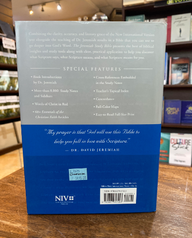 NIV The Jeremiah Study Bible (Jacketed Hardcover)
