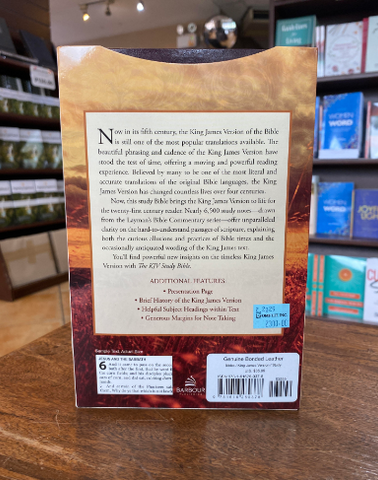 The KJV Study Bible Burgundy Bonded Leather