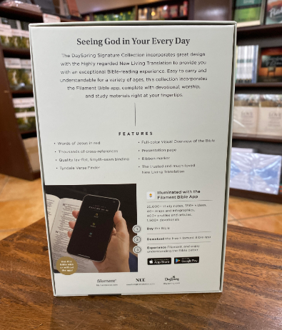 NLT Thinline Reference Bible, Filament Enabled (Day Sprint Edition)