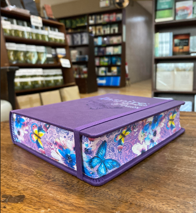 Inspire PRAISE Bible NLT, Filament-Enabled Edition (Hardcover LeatherLike, Purple): The Bible for Coloring & Creative Journaling