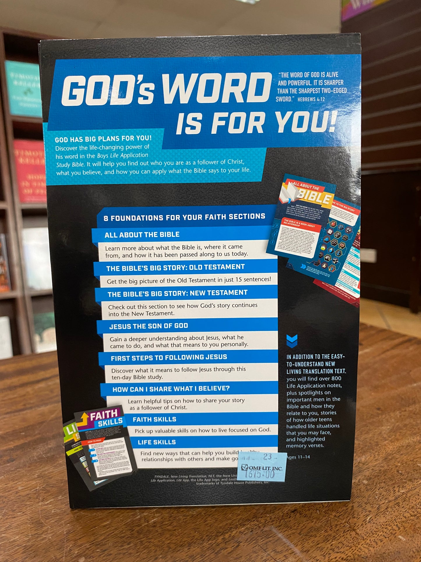 NLT Boys Life Application Study Bible (Hardcover)