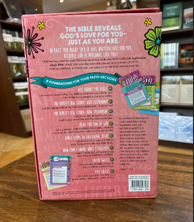 NLT Girls Life Application Study Bible (Purple/Teal)