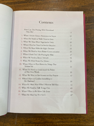 The Power of Praying Wife Devotional