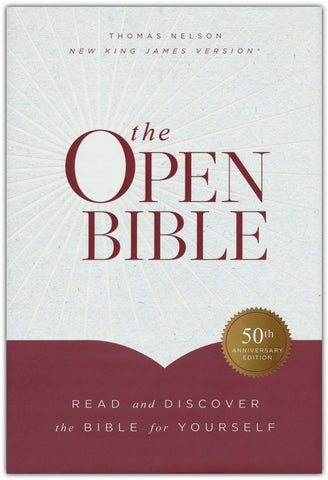NKJV Open Bible, Comfort Print--hardcover