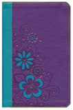 NLT Girls Life Application Study Bible (Purple/Teal)