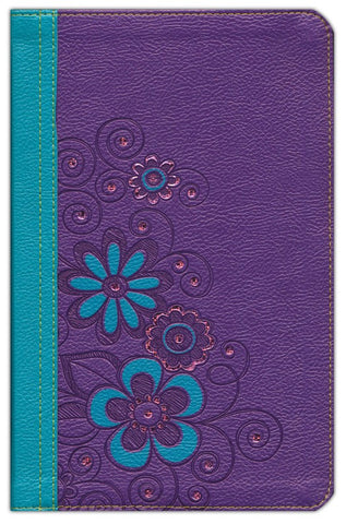 NLT Girls Life Application Study Bible (Purple/Teal)