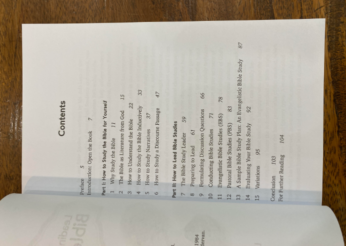 Leading Small Group Bible Studies