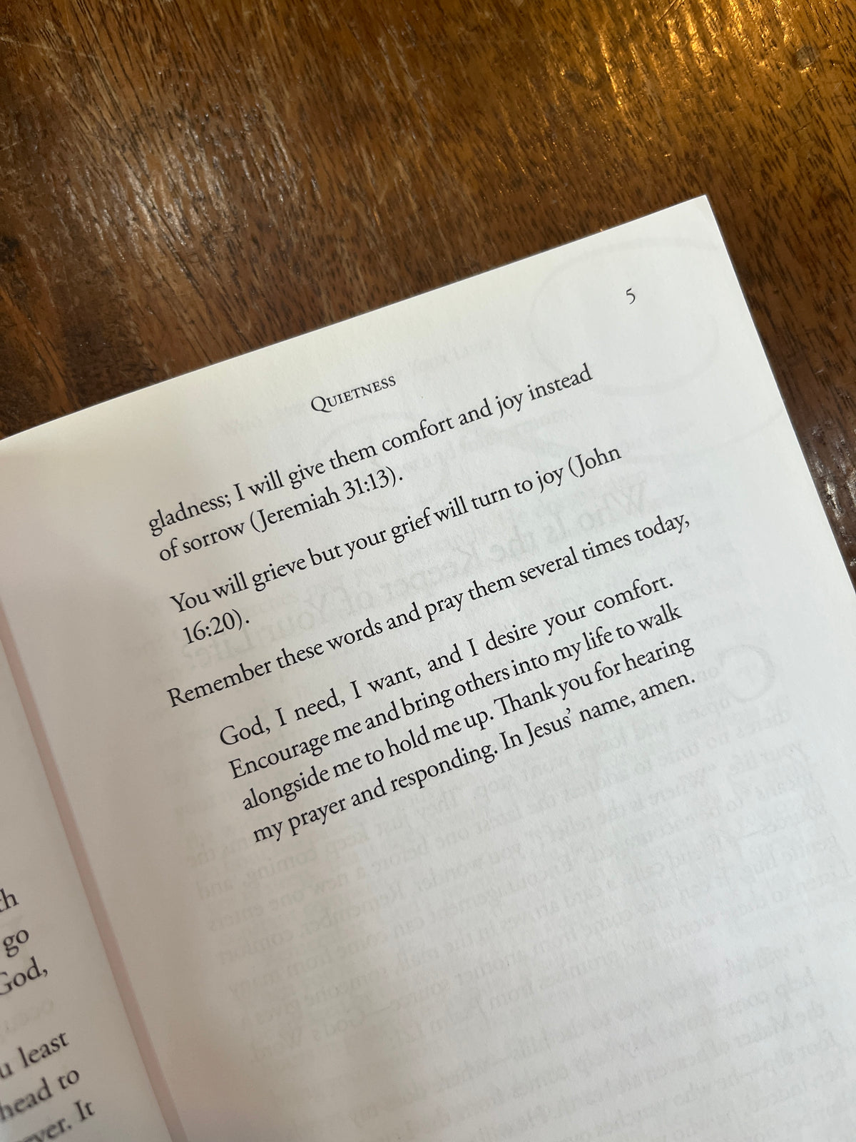 Quiet Times for Those Who Grieve