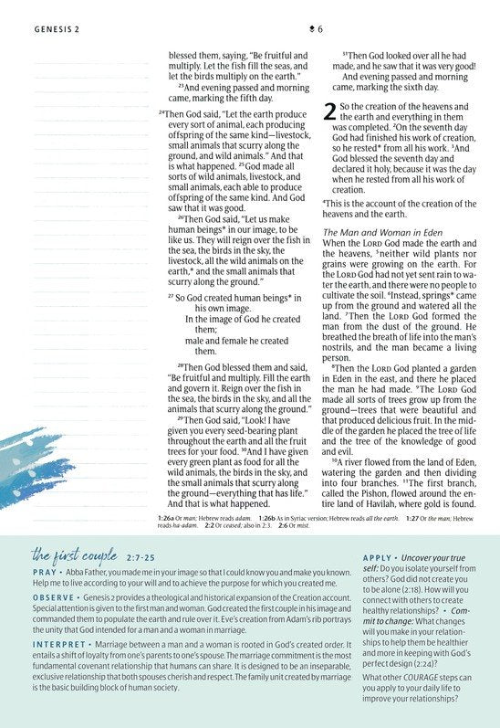 NLT Courage For Life Study Bible for Women, Filament-Enabled Edition