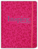 NLT Inspire Bible, Filament Enabled, Hardcover LeatherLike, Pink
