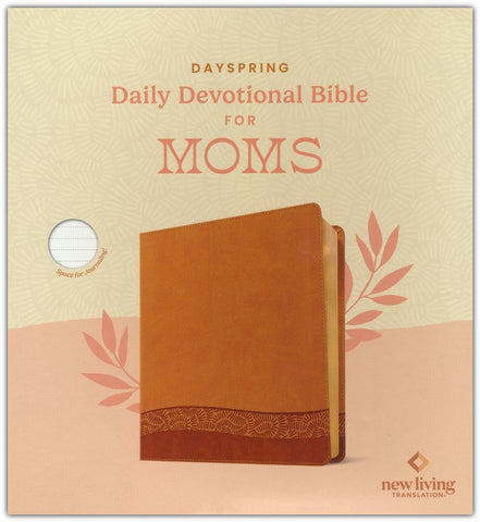 DaySpring Daily Devotional Bible for Moms, NLT (LeatherLike, Camel)