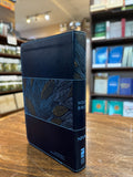 NIV, Thinline Bible, Compact, Leathersoft, Blue Floral, Red Letter, Comfort Print