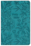 NASB Large Print Thinline Bible, Value Edition--soft leather-look, teal