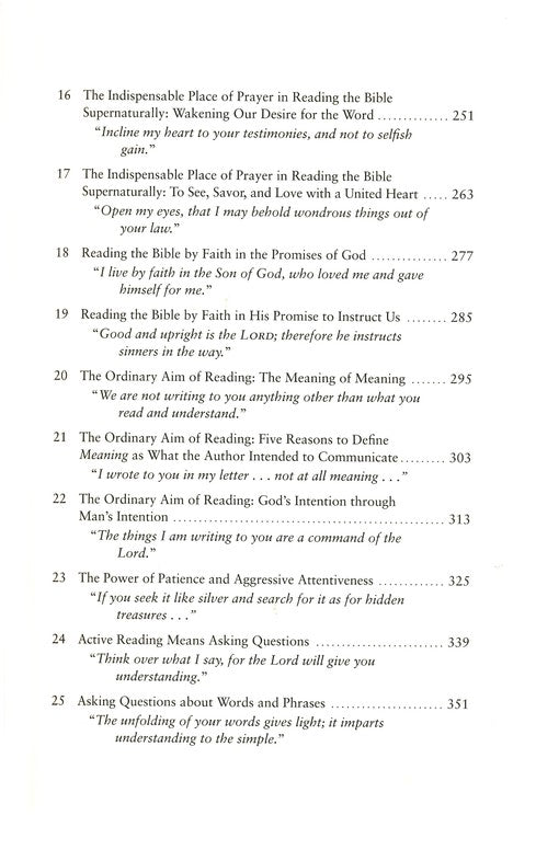 Reading the Bible Supernaturally: Seeing and Savoring the Glory of God in Scripture
