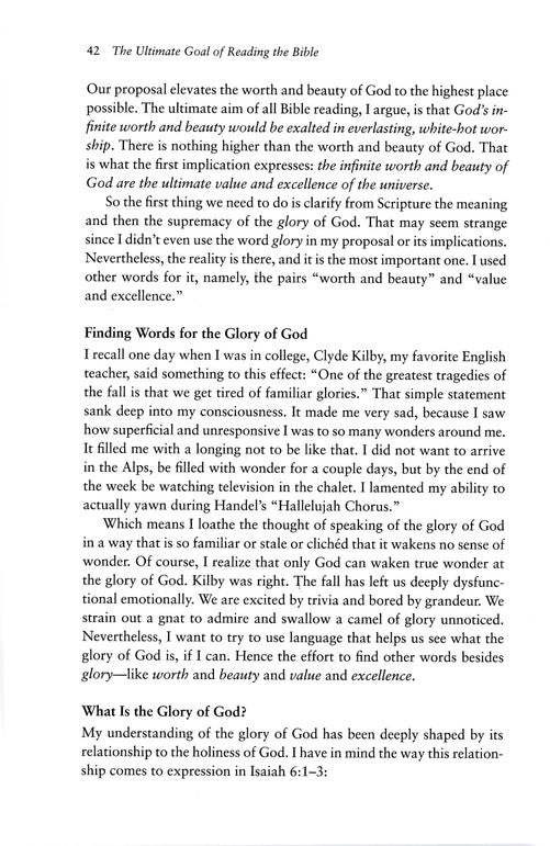Reading the Bible Supernaturally: Seeing and Savoring the Glory of God in Scripture